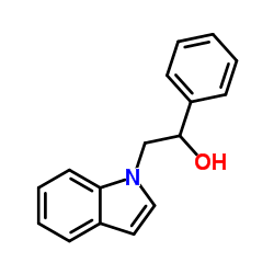 2-(1H-Indol-1-yl)-1-phenylethanol结构式