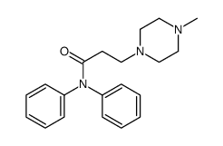 3-(4-methylpiperazin-1-yl)-N,N-diphenylpropanamide Structure