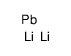 lead,lithium (1:4) Structure