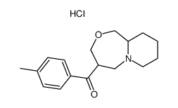 (octahydro-pyrido[2,1-c][1,4]oxazepin-4-yl)-p-tolyl-methanone, hydrochloride Structure