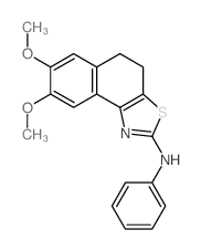 Naphtho[1,2-d]thiazol-2-amine, 4,5-dihydro-7,8-dimethoxy-N-phenyl- picture