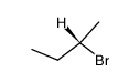 [R,(-)]-2-Bromobutane structure