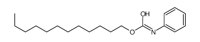 dodecyl N-phenylcarbamate结构式