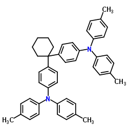 4,4'-cyclohexylidenebis(n,n-bis(p-tolyl)aniline) Structure