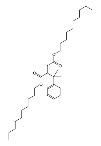 didecyl 2-(2-phenylpropan-2-yl)butanedioate Structure