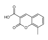 8-Methyl-2-oxo-2H-chromene-3-carboxylic acid Structure