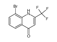 8-bromo-2-(trifluoromethyl)-4-quinolinone Structure