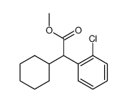 methyl 2-chloro-α-cyclohexylbenzeneacetate结构式