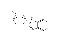 2-(5-乙烯基-1-氮杂双环[2,2,2]-2-辛基)吲哚结构式