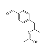 N-[1-(4-acetylphenyl)propan-2-yl]acetamide Structure