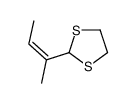 2-but-2-en-2-yl-1,3-dithiolane Structure