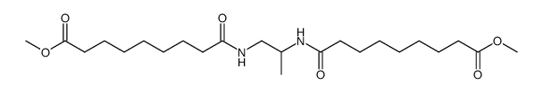 N,N'-Bis-(8-methoxycarbonyl-octanoyl)-1,2-propylendiamin结构式