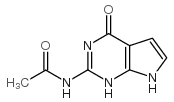 N-(4-氧代-1,7-二氢吡咯并[2,3-d]嘧啶-2-基)乙酰胺结构式