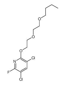 2-[2-(2-butoxyethoxy)ethoxy]-3,5-dichloro-6-fluoropyridine Structure