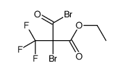 ethyl 2-bromo-2-carbonobromidoyl-3,3,3-trifluoropropanoate结构式