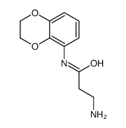 3-amino-N-(2,3-dihydro-1,4-benzodioxin-5-yl)propanamide Structure