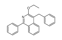 4-benzyl-3-ethoxy-1-phenylisoquinoline Structure