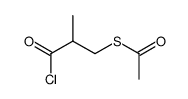 Ethanethioic acid,S-(3-chloro-2-methyl-3-oxopropyl) ester structure