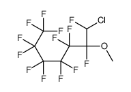 7-chloro-1,1,1,2,2,3,3,4,4,5,5,6,7-tridecafluoro-6-methoxyheptane结构式