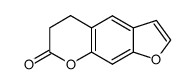 3,4-dihydropsoralen结构式