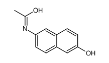 N-(6-hydroxynaphthalen-2-yl)acetamide结构式