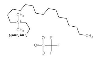 2-azidoethyl-hexadecyl-dimethyl-azanium; trifluoromethanesulfonic acid picture