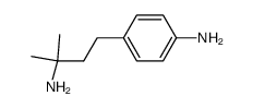 4-(3-amino-3-methyl-butyl)-aniline结构式