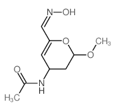 N-[2-(hydroxyiminomethyl)-6-methoxy-5,6-dihydro-4H-pyran-4-yl]acetamide picture