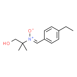 1-Propanol,2-[[(4-ethylphenyl)methylene]oxidoamino]-2-methyl-(9CI)结构式