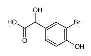 4-hydroxy-3-bromomandelic acid Structure