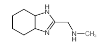 1-(3a,4,5,6,7,7a-hexahydro-1H-benzoimidazol-2-yl)-N-methyl-methanamine结构式