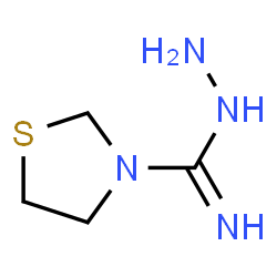 3-Thiazolidinecarboximidicacid,hydrazide(9CI) structure