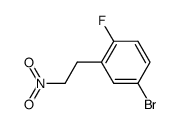 4-bromo-1-fluoro-2-(2-nitroethyl)benzene Structure