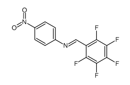 N-(4-nitrophenyl)-1-(2,3,4,5,6-pentafluorophenyl)methanimine Structure