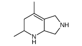 1H-Pyrrolo[3,4-b]pyridine,2,3,5,6,7,7a-hexahydro-2,4-dimethyl-(9CI)结构式