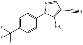 5-Amino-1-(4-trifluoromethylphenyl)-1H-pyrazole-4-carbonitrile图片