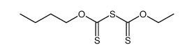 S-ethoxythiocarbonyl O-butyl dithiocarbonate Structure