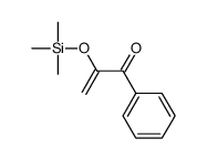 1-phenyl-2-trimethylsilyloxyprop-2-en-1-one结构式