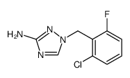 1H-1,2,4-Triazol-3-amine, 1-[(2-chloro-6-fluorophenyl)methyl]结构式