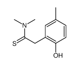 Benzeneethanethioamide,2-hydroxy-N,N,5-trimethyl- Structure