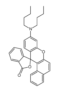 9-(dibutylamino)spiro[12H-benzo[a]xanthene-12,1'(3'H)-isobenzofuran]-3'-one structure