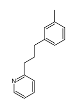 2-(3-(m-tolyl)propyl)pyridine结构式