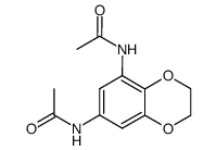 1,4-Benzodioxan,5,7-diacetamido- (5CI) Structure