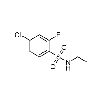 4-Chloro-n-ethyl-2-fluorobenzenesulfonamide Structure