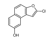 chloro-2 hydroxy-8 naphto(2,1-b)furanne结构式