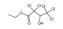 ethyl 2,2,4,4,4-pentachloro-3-hydroxybutyrate Structure