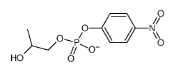 2-(hydroxypropyl)-p-nitrophenyl phosphate结构式