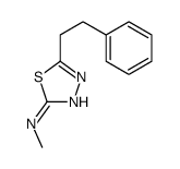 N-methyl-5-(2-phenylethyl)-1,3,4-thiadiazol-2-amine Structure