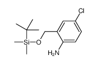 2-[[tert-butyl(dimethyl)silyl]oxymethyl]-4-chloroaniline结构式