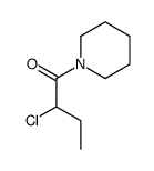 Piperidine, 1-(2-chloro-1-oxobutyl)- (9CI)结构式